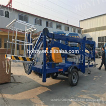 6m to 16m towable trailer mounted mini boom lift